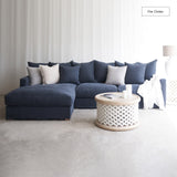 Sketch sloopy L shape fabric sofa bespoke - Originals Furniture Singapore