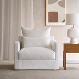 Sloopy Fabric Armchair | Flanders White - Originals Furniture