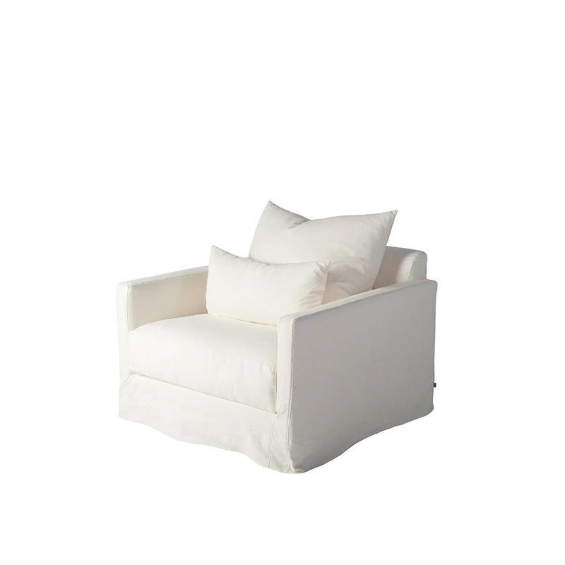 Sketch Summer Ivory Sloopy Fabric Armchair