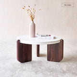 Native Coffee Table | White Terrazzo - Bespoke