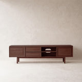 Yorke Oak TV Console | Walnut Stained Oak