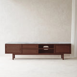 Yorke Oak TV Console | Walnut Stained Oak
