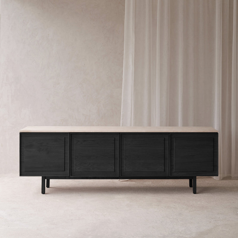 Yorke  Oak Sideboard | Black Stained Oak