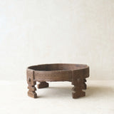 Antique Hand Carved Chakki Low Table | No. 2