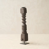 Antique Hand Carved Charpoy Candle Stand