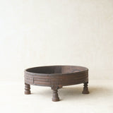 Antique Hand Carved Chakki Low Table | No. 4