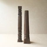 Hand Carved Teak Architectural Pillar