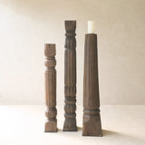 Hand Carved Teak Architectural Pillar | No. 3