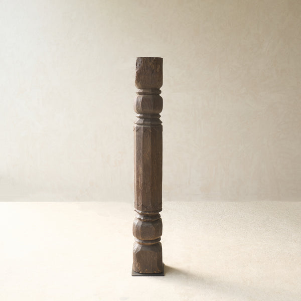 Hand Carved Teak Architectural Pillar | No. 3