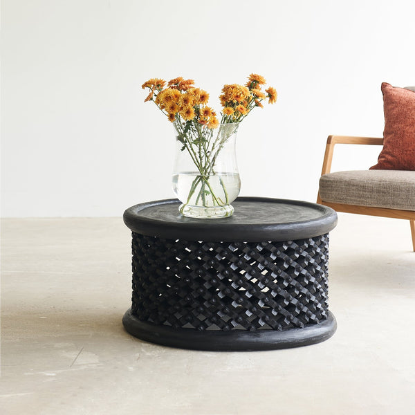 Bamileke coffee table in black - Originals Furniture Singapore