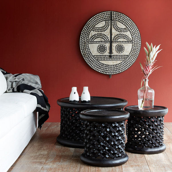 Bamileke coffee table in black - Originals Furniture Singapore