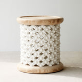 Bamileke coffee table in white natural - Originals Furniture Singapore