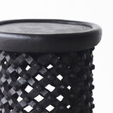 Bamileke stool in black- Originals Furniture Singapore