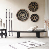 Senufo Daybed | Black - Flat Legs