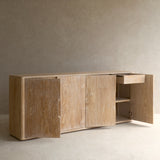 Bromo Sideboard | 4 Doors - Old Teak Whitewash (200cm)