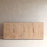 Bromo Sideboard | 4 Doors - Old Teak Whitewash (200cm)