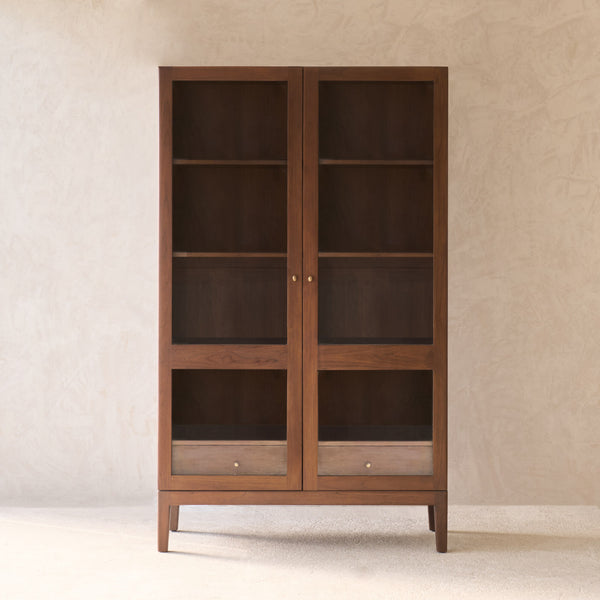 Catalina Cabinet | Dark Stained Teak (200cm) - Originals Furniture