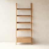 Dolce Wall Shelf with Drawer | Teak (150cm) - Originals Furniture
