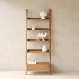 Dolce Wall Shelf with Drawer | Teak (150cm) - Originals Furniture