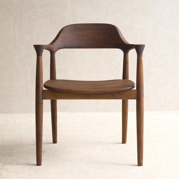 Raku Dining Chair | Dark Stained Teak