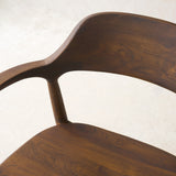 Raku Dining Chair | Dark Stained Teak