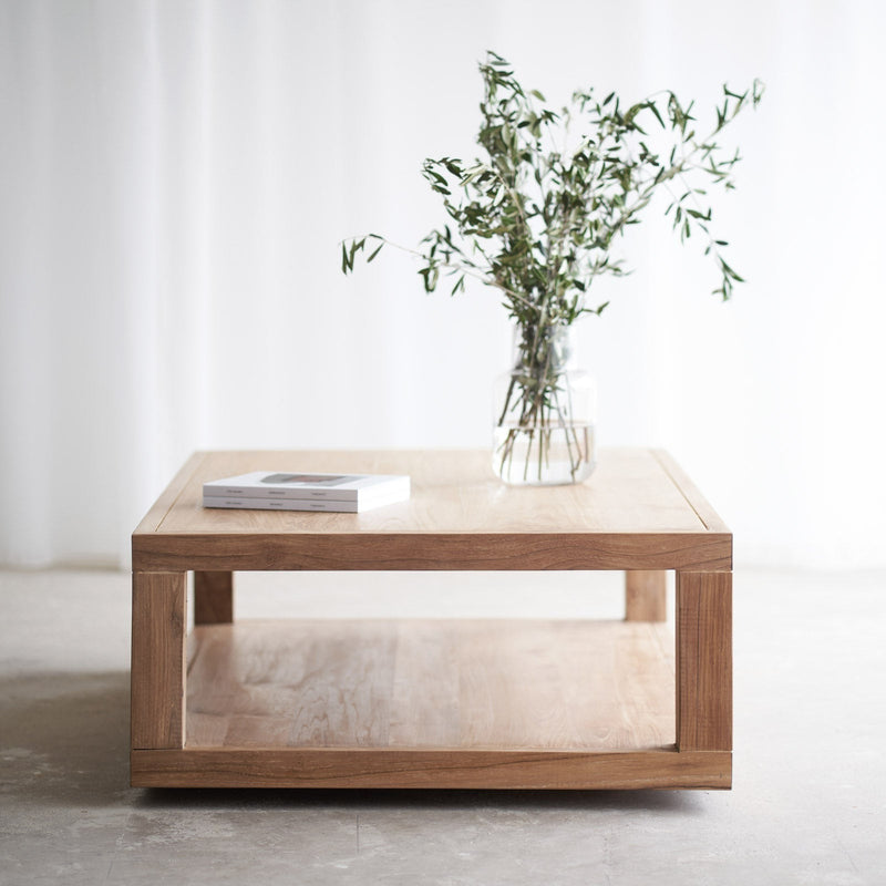 Double Coffee Table Teak Natural from Originals Furniture Singapore