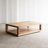 Double Coffee Table Teak Natural from Originals Furniture Singapore