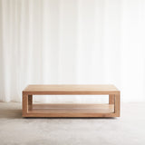 Double Coffee Table Teak Natural from Originals Furniture Singapore