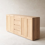 Ledge teak sideboard 4 doors 4 drawers - Originals Furniture Singapore
