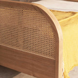 Luna Bed Frame Teak Rattan Natural Singapore Super Single from Originals Furniture