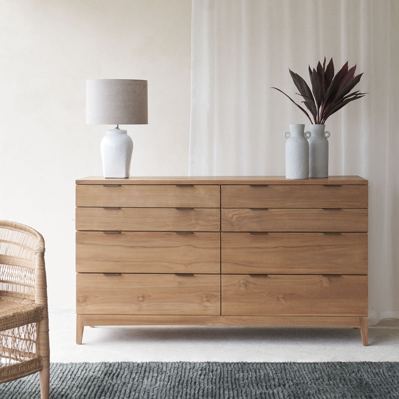 Catalina Chest of Drawers | Teak (160cm) - Originals Furniture