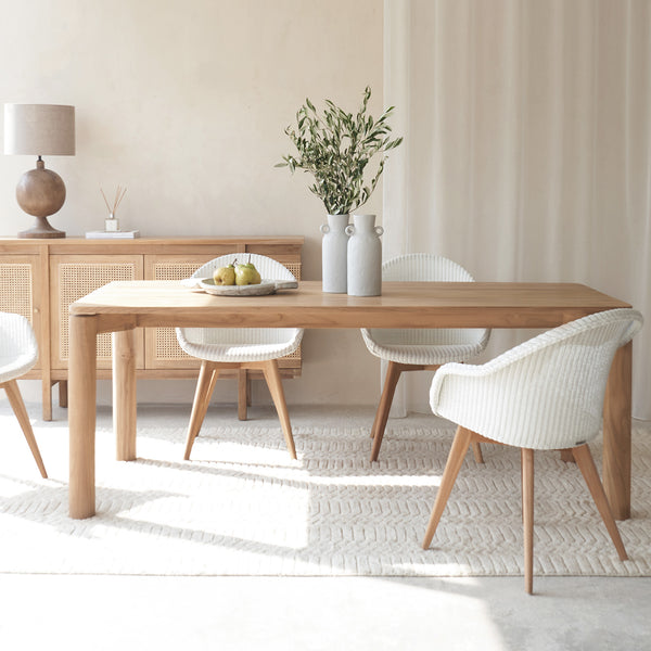 Flores Dining Table | Teak (200cm)