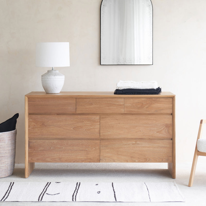 Norman Chest of Drawers | Teak (150cm) - Originals Furniture