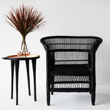 African Malawi Armchair in Black Tribal Furniture from Originals Furniture Singapore