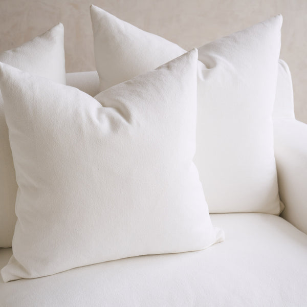 Beccy Fabric Sofa | 3 Seater - Flanders White (216cm)