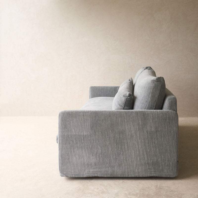 Island Fabric Sofa | Gunmetal