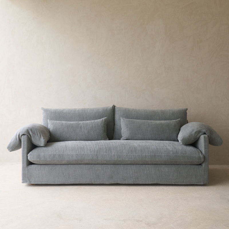 Island Fabric Sofa | Gunmetal