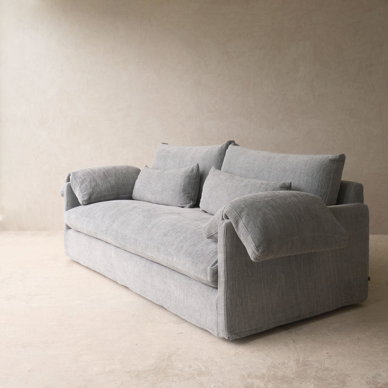 Island Fabric Sofa | Gunmetal