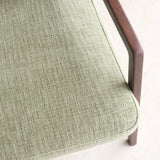 Nysse Fabric Armchair | Espresso Oak Frame - Glen