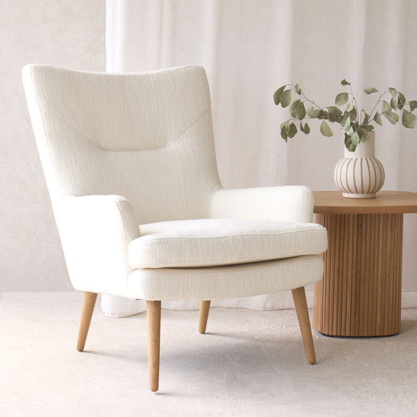 Pelagonia Fabric Armchair | Panna Cotta