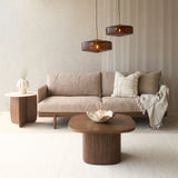 Pensive 2.5 Seater Fabric Sofa | Latte Oak - Wholewheat