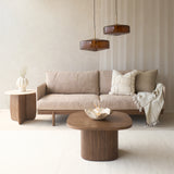 Pensive 2.5 Seater Fabric Sofa | Latte Oak - Wholewheat
