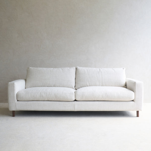 Ponte Fabric Sofa | Oak - Chalk