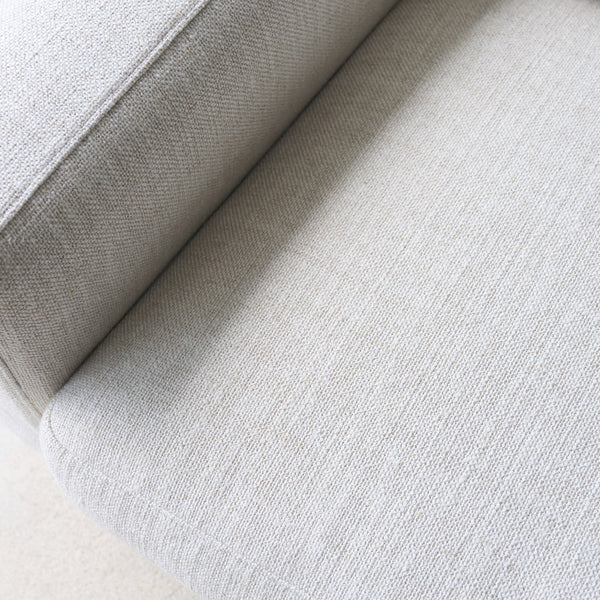 Ponte Fabric Sofa | Oak - Chalk