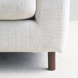 Ponte Fabric Sofa | Oak - Chalk