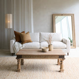 Ponte Fabric Sofa | Oak - Chalk