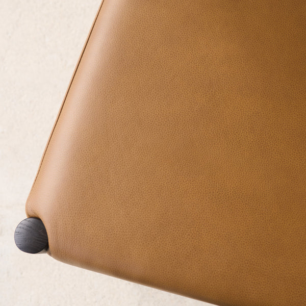Ronda Leather Dining Chair | Bison Oak Frame - Nut - Originals Furniture