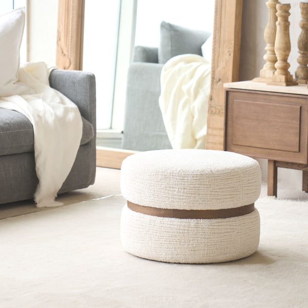 Saga Fabric Ottoman
