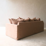 Sloopy Fabric Sofa | 3 Seater - Calfskin (230cm)