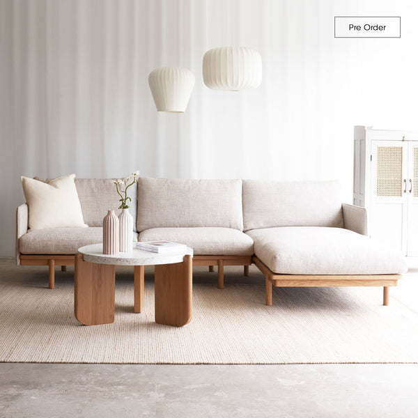 Tolv pensive L shape fabric sofa bespoke - Originals Furniture Singapore